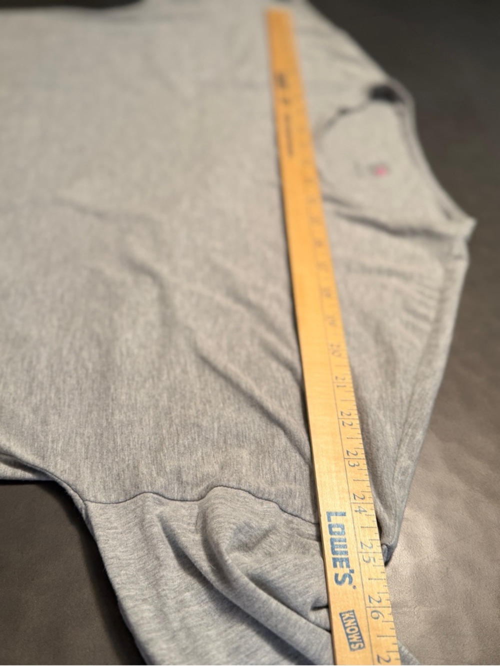 Fabletics Demi Lavato Gray Sloan Tee XXL Long Sleeve Shirt - Picture 7 of 11